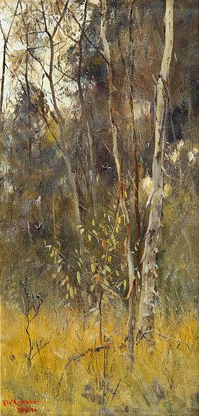 Frederick Mccubbin At the Falling of the Year Sweden oil painting art